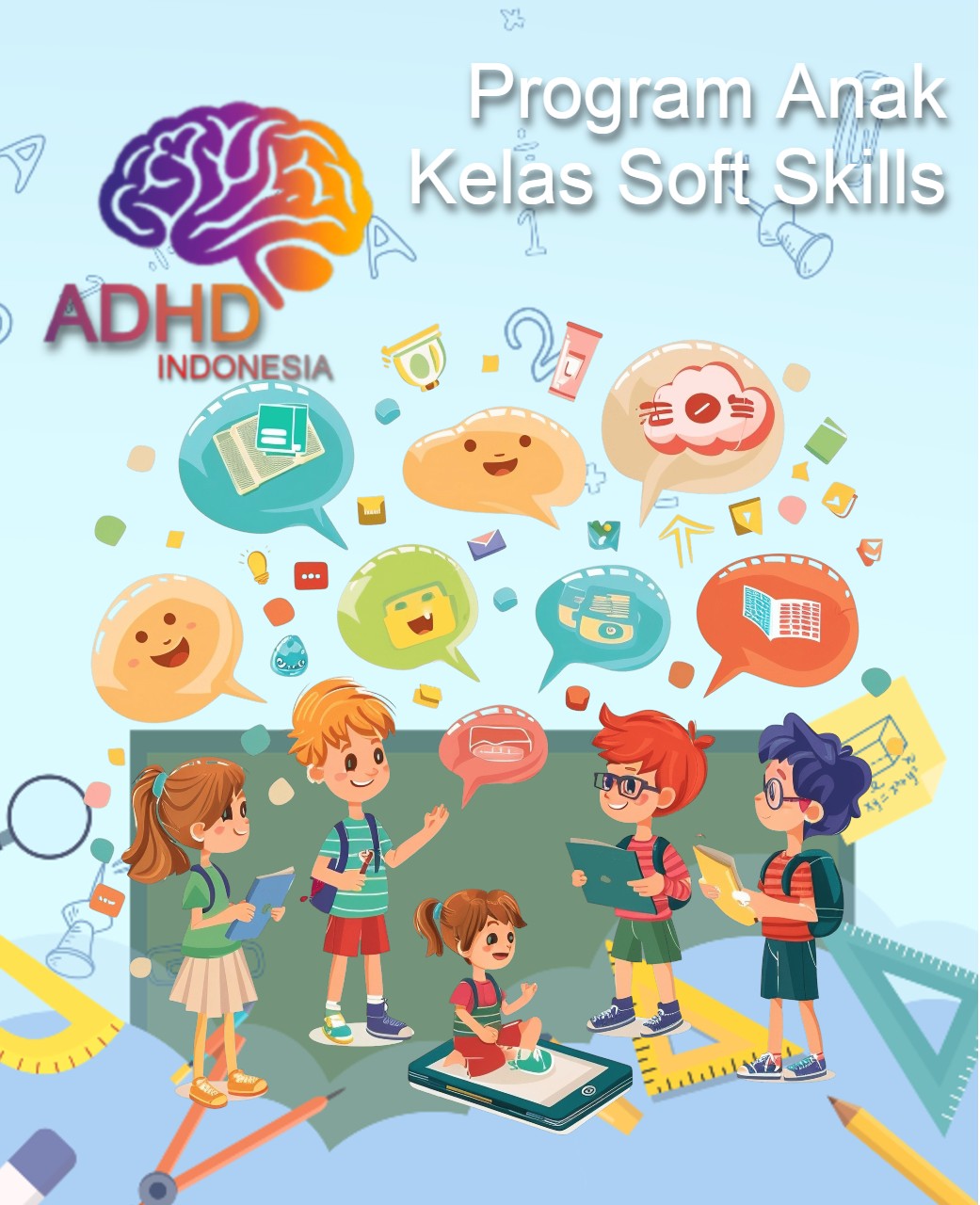 Program ADHD Indonesia Kabupaten Aceh Besar Kelas Soft Skills Anak ADHD