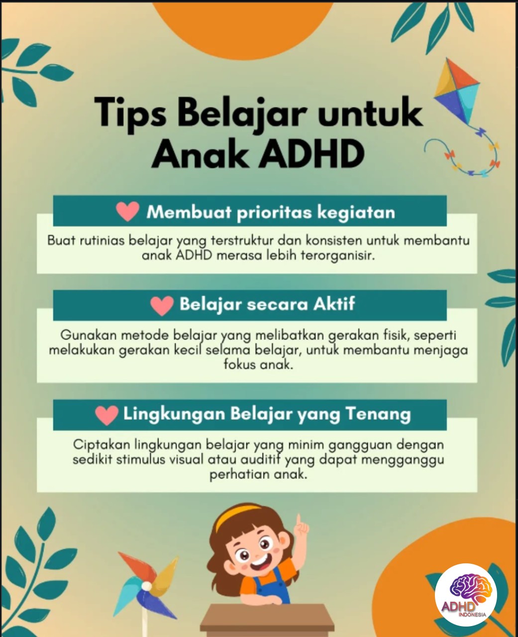 Strategi Belajar yang Cocok untuk Anak ADHD di Kabupaten Aceh Besar